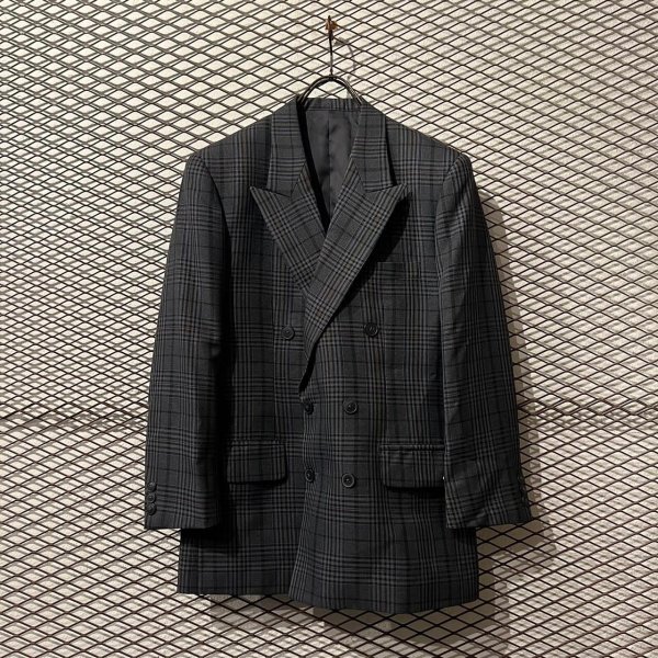 画像2: Milano Tailors - 6B Check Double Tailored Setup (2)