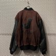 画像1: Mr. JUNKO - 90's Cow Leather Stadium Jacket (1)