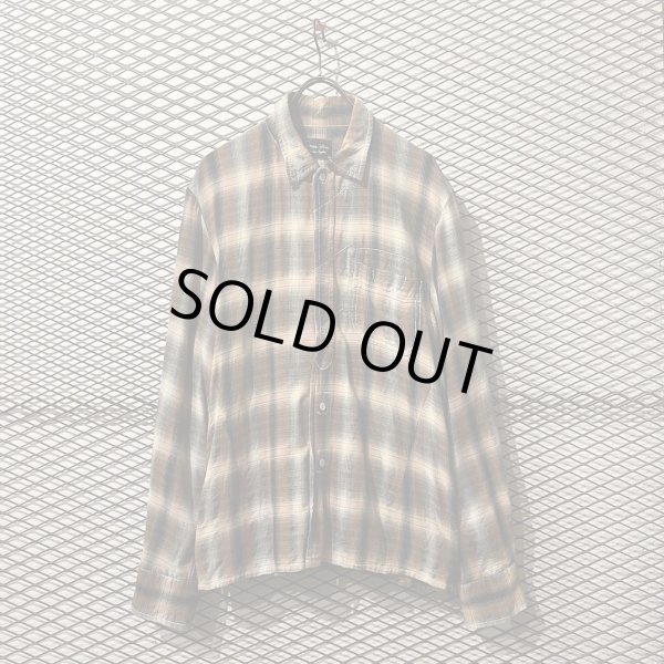 画像1: Number (N)ine - Ombre Check Rayon Shirt (1)