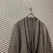 画像2: HELMUT LANG - Herringbone Shawl Collar Jacket  (2)