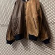 画像4: KANSAI MAN - 90's Cow Leather Switching Jacket (4)