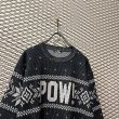 画像2: HYSTERIC GLAMOUR - "POW" Nordic Knit (2)