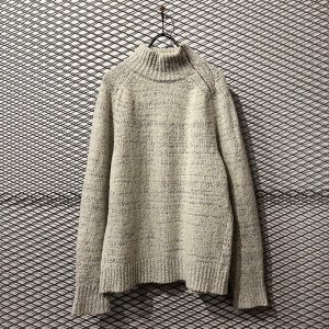 画像: ISABEL MARANT - HighNeck Zip Design Marbled Knit