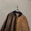 画像3: KANSAI MAN - 90's Cow Leather Switching Jacket (3)