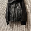 画像3: RICK OWENS - Highneck Leather Jacket (3)