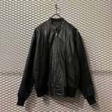 画像: Used - Zip-up Leather Blouson