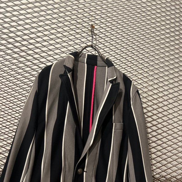 画像2: PPFM - Striped Long Tailored Jacket (2)