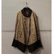 画像1: HYSTERIC GLAMOUR - Leopard Long MA-1 Jacket (1)