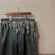 画像4: balance wear design - Fringe Docking Wide Denim Pants (4)