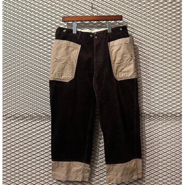 画像1: MOUNTAIN RESEARCH - Switching Corduroy Pants (1)