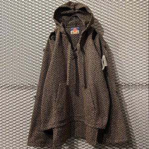 画像: blackmeans - Knit Over Mexican Hoodie