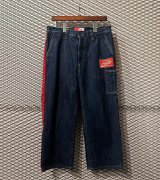 画像: FACETASM - "Coca-Cola" Wide Denim Painter Pants