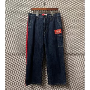 画像: FACETASM - "Coca-Cola" Wide Denim Painter Pants