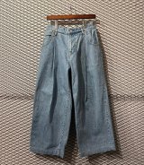 画像: NEON SIGN - 1-Tuck Easy Wide Denim Pants