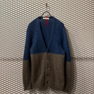 画像: John UNDER COVER - Bicolor Mohair Blend Cardigan