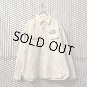 画像: GENERAL RESEARCH - Striped Work Shirt