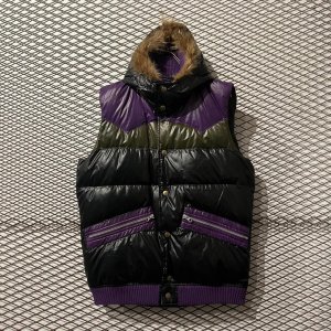 画像: PPFM - Hooded Fur Down Vest