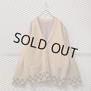 画像: SUPREME - 21S/S Brushed Checkerboard Cardigan