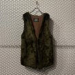 画像1: goa - Fake Fur Long Vest (Brown) (1)