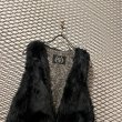 画像2: goa - Fake Fur Long Vest (Black) (2)