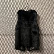 画像6: goa - Fake Fur Long Vest (Black) (6)