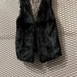 画像3: goa - Fake Fur Long Vest (Black) (3)