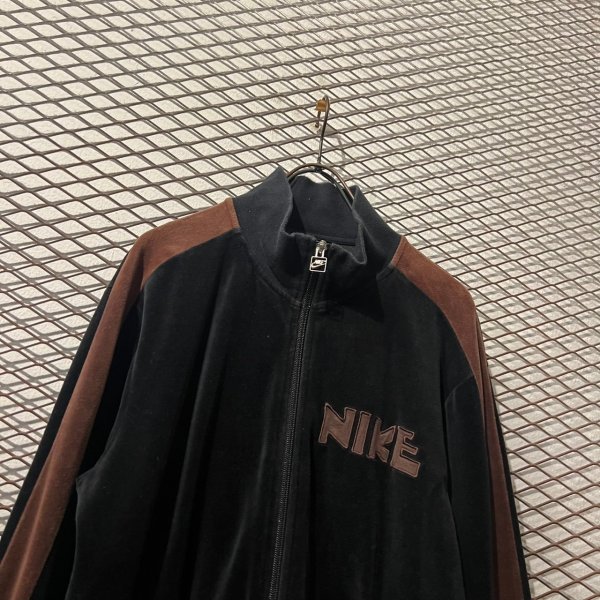 画像2: NIKE - "Big Logo" Velour Track Jacket (2)