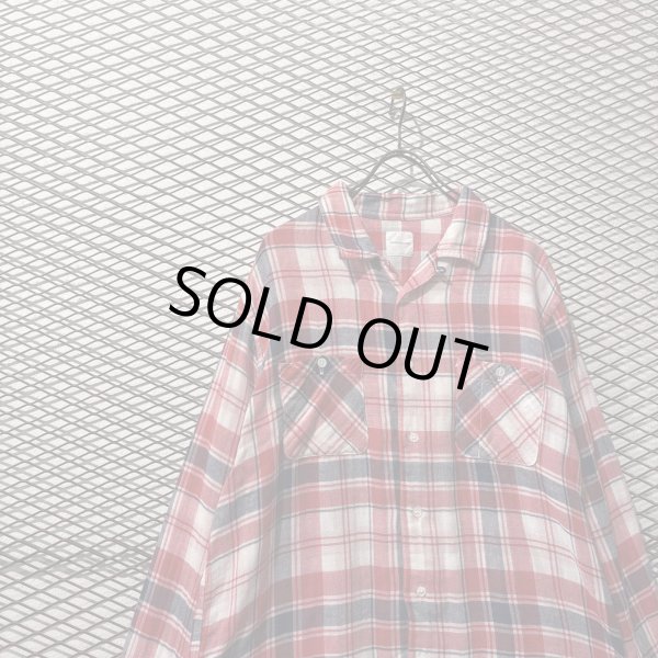 画像2: GOODENOUGH - Check Open Collar Shirt (2)