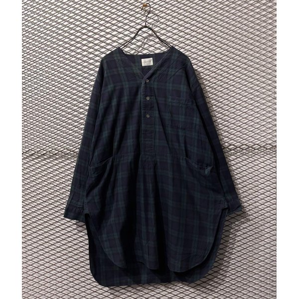 画像1: N-S - Checked Pullover Shirt (1)