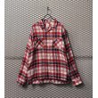 画像1: GOODENOUGH - Check Open Collar Shirt (1)