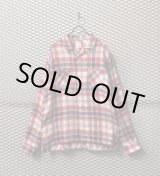 画像: GOODENOUGH - Check Open Collar Shirt