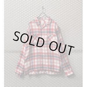画像: GOODENOUGH - Check Open Collar Shirt