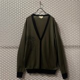 画像: DIESEL - Skull Embroidery Cardigan