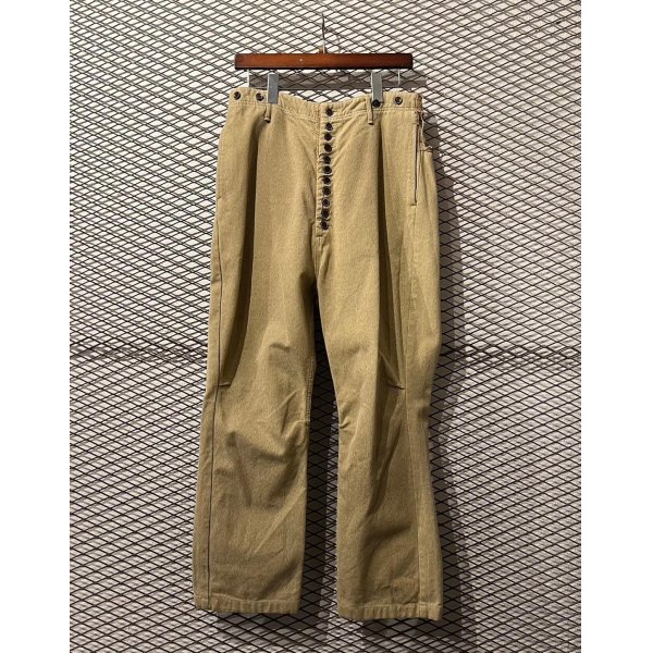 画像1: KAPITAL - Linen Switching Clown Pants (1)