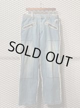 画像: ELNEST × SKOLOCT - Frayed Painter Denim Pants