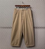 画像: YAECA - Wide Cropped Chino Pants