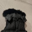 画像2: Used - Python Pattern Fur Down Vest (2)