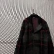 画像2: PPFM - Checked Mohair Blend Double Rider Jacket (2)