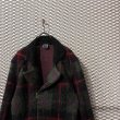 画像4: PPFM - Checked Mohair Blend Double Rider Jacket (4)