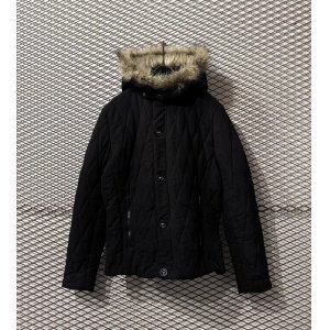 画像: PPFM - Fur Hooded Quilted Jacket