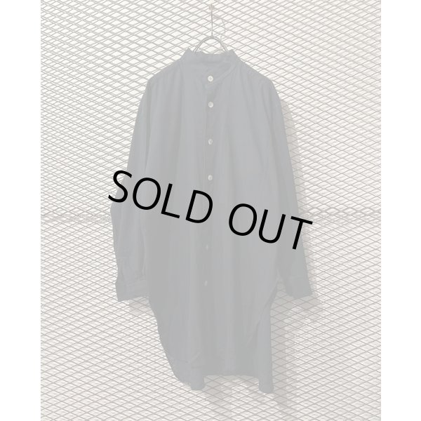 画像1: Plantation - 80's Stand Collar Long Shirt (Issey Miyake) (1)