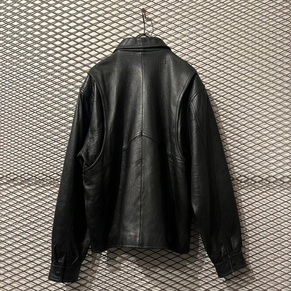 画像5: COLEBROOK - 90's Leather Zip-up Jacket (5)