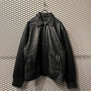 画像: COLEBROOK - 90's Leather Zip-up Jacket