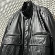 画像2: FARAGO - Sheep Leather Zip-up Jacket (2)