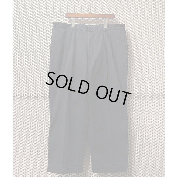 画像1: Brooks Brothers - 2-Tuck Super Wide Pants (W42) (1)