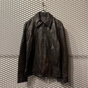 画像: TORNADO MART - "HAGI" Sheep Leather Zip-up Jacket