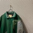 画像4: Used - "F" Leather Switching Stadium Jacket (BORO) (4)