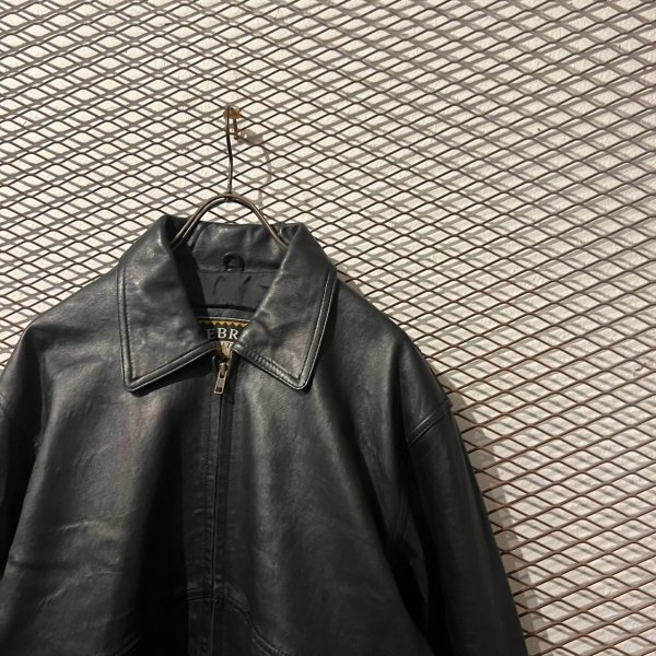 画像4: COLEBROOK - 90's Leather Zip-up Jacket (4)