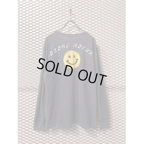 画像1: OZONE ROCKS - 90's Smiley L/S Tee (1)