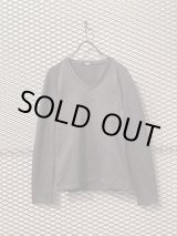 画像: TORNADO MART - Python V-neck L/S Tops